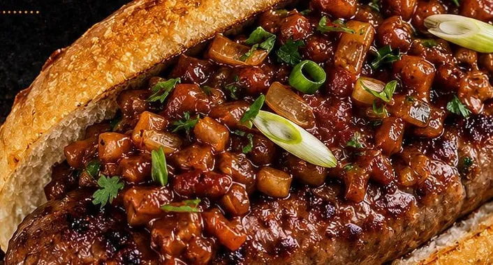 Chakalaka Boerewors Roll
