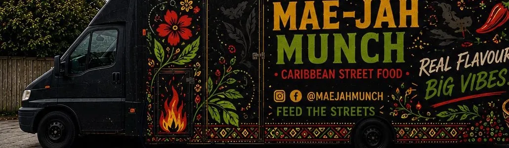The hand-painted Mae-Jah Munch wrap design